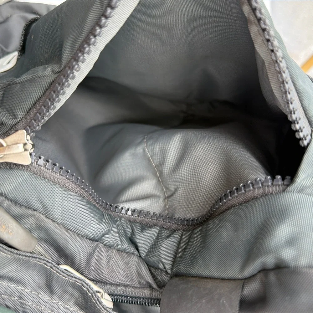 The North Face Backpack Surge II Laptop Sleeve Multi Pocket Black Red Mens OS